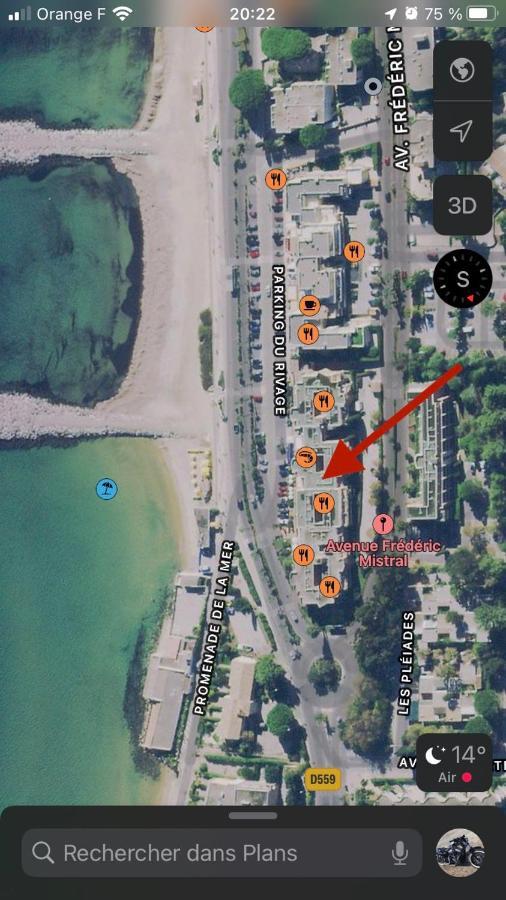 Studio Bord De Mer Cavalaire Eksteriør billede